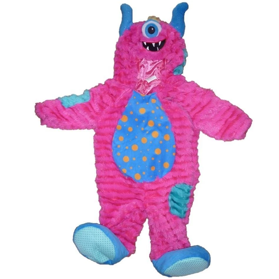 Bebé Niña ONE EYE MONSTER Mono Disfraz Talla 6 12 18 24 Meses Nuevo Con Etiquetas Rosa Caliente Foto 1 de 1