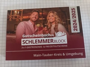 Schlemmerblock Gutscheinbuch Main-Tauber-Kreis 2024/2025 gültig bis 01/12/2025 - Bild 1 von 2