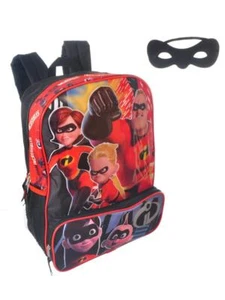 Mochila escolar grande Incredibles 2 16" máscaras para ojos incluidas - Imagen 1 de 1