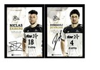 Autogrammkartensatz THW Kiel 2016-17 7 Karten Original Sign(2862)