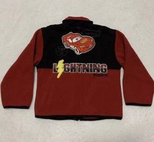 Disney Cars Jacket Coat Boys Size 6 Youth Red Lightning McQueen Full Zip - Picture 1 of 12