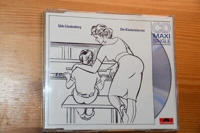Udo Lindenberg Die Klavierlehrerin CD Maxi-Single (3-Track) - ultrarar! - Bild 1 von 3