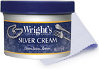 Silver Cleaner and Polish Cream - 8 Ounce with Polishing Cloth - Ammonia-Free - 