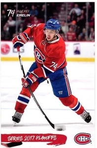 2017 ALEXEI EMELIN MONTREAL CANADIENS PLAYOFFS TEAM ISSUE POST CARD - Picture 1 of 1