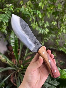 Handmade Nessmuk camp pocket knife 5.2" Saw bar forged blade, Full-tang,Rosewood - Picture 1 of 11
