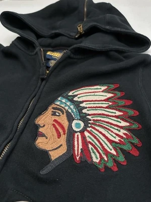 Ralph Lauren Rugby Indian Chief Sudadera con Capucha Sudadera con Capucha Mujer XS Etiqueta Púrpura Foto 1 de 4