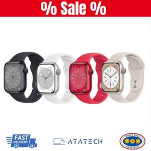 Apple Watch Series 8 GPS 41mm Boîtier Aluminium avec Bracelet Sport OpenBox (Très Bon) - Photo 1 sur 19