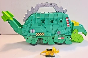 Dinotrux Stego Aufbewahrung Garby Tragetasche grün Dinosaurier Toys R Us 2016 + Fahrzeug - Bild 1 von 18