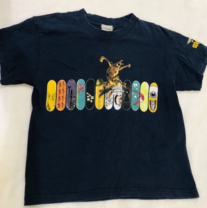 Vintage 2000 Cartoon Network SCOOBY DOO WEAR R-U? Kinder Skateboard TShirt Small - Bild 1 von 11