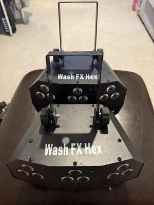 Chauvet DJ Wash Fx HEX-LED Hex Flood DMX Lights x 2 - Image 1 of 4