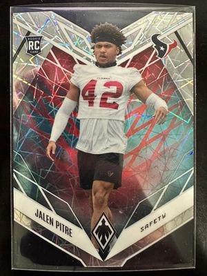 Jalen Pitre 2022 Panini Phoenix #193 Fire & Ice Lazer Prizm Rookie SP /50 Housto - Image 1 of 3