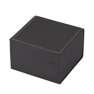 Lusso Nero Singolo Orologio Confezione Regalo con Cuscino Pelle PU Orologio Da Polso Display... - Foto 1 di 9