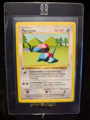 Pokemon Porygon 039/102 Base Set (Shadowless) Regular - Image 1 of 2