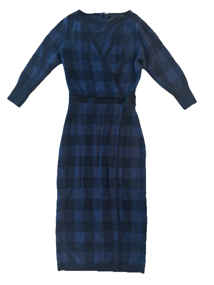 Suéter Diesel XXS Vestido Azul Marino Cóctel Cena Fecha Abertura Azul Oscuro Foto 1 de 4