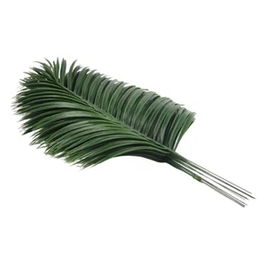 12Pcs Artificial Palm Leaves Plants Faux Palm Fronds Tropical Palm Leaves8792 - Picture 1 of 7