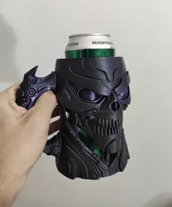 Cyber Demon Summoner Stein Koozie | Can Holder | Fits 0.5L 12oz Cans with Riser - Picture 1 of 5
