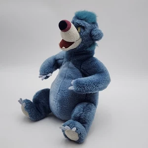 Disney Store Plush Blue Baloo Bear Stuffed Animal Collectible Jungle Book 11" - Picture 1 of 8