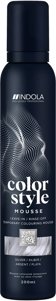 Indola Color Style Mousse Silber 200 ml