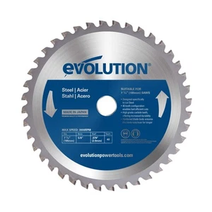 Power Tools 185BLADEST Steel Cutting Saw Blade, 7-1/4-Inch x 40-Tooth , Blue - Picture 1 of 6