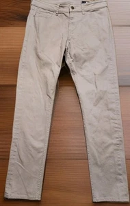 Vineyard Vines 5-Pocket Canvas Pants Mens 32x32 Gray Straight Leg Preppy Stretch - Picture 1 of 11