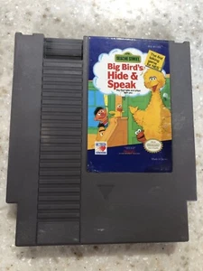 BIG BIRD'S HIDE AND SPEAK SPIEL ORIGINAL Nintendo System SESAMSTRASSE NES HQ - Bild 1 von 1