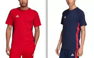 Adidas Herren Tango kurzärmeliges Fußball-T-Shirt NEU Neu mit Etikett - Bild 1 von 5