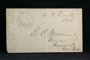 Congressional Free Frank: Duel, Rodolphus 1860's House of Representative Cover - Bild 1 von 2