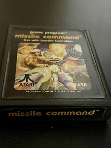 Missile Command Atari 2600 Game Cartridge 1981 CX-2638 Tested - Picture 1 of 1