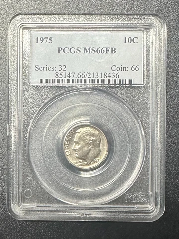 1975 10C PCGS MS66FB - 0156 Cover