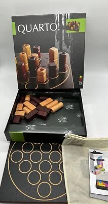 QUARTO Vintage 1991 Gigamic Wooden Board Block Strategy Board Game Complete LNC - Image 1 of 4