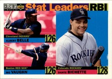 1996 Collector's Choice Baseball #4 Belle Vaughn Bichette SL