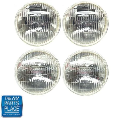 1960-67 GM T-3 T3 Headlights Headlamps 2 High & 2 Low Beams Set of 4 - Image 1 of 4