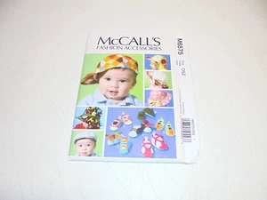 McCall's Sewing Pattern M6575 Baby Hats Soft Shoes - Picture 1 of 4