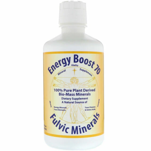 Morningstar Minerals Energy Boost 70 Fulvic Minerals 32 fl oz Mineral Supplement