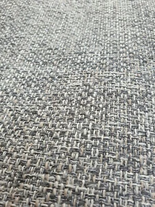 Natural Linen Woven tweed fabric colours Beige silver grey topquality cm140 wid - Picture 1 of 8
