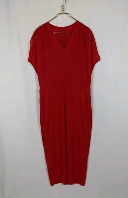 LTD by Roberta Vintage Retro Rojo Manga Corta Mono Pantalón Mujer Talla 15/16  Foto 1 de 4