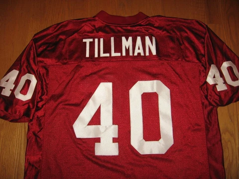 ARIZONA CARDINALS PAT TILLMAN #40 SEWN ON PATCHES NFL JERSEY BY REEBOK MEN'S XL Cover