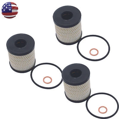 3X Filtro de aceite de motor de coche para BMW Mini Cooper 2007-2015 1,6 L 1598CC l4 Foto 1 de 4