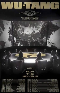 Wu Tang Clan The Final Chamber 2025 Framed Concert Poster - Picture 1 of 2