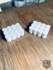 Alpine Railworks 2004 HO Scale White Oil Barrel Clusters (Large) (2) - Bild 1 von 1