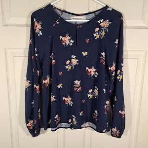 Abercrombie & Fitch Hemd Größe S blau rot rosa gelb geblümt langarm - Bild 1 von 16