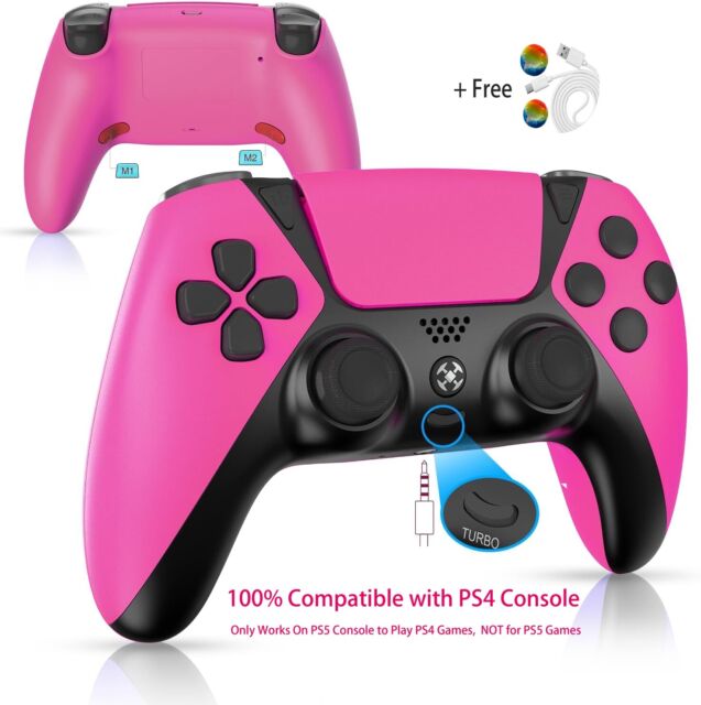  PHNIXGAM Pink Wireless Controller Compatible with Ps4