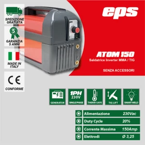 Saldatrice inverter Atom 150 EPS - Foto 1 di 1