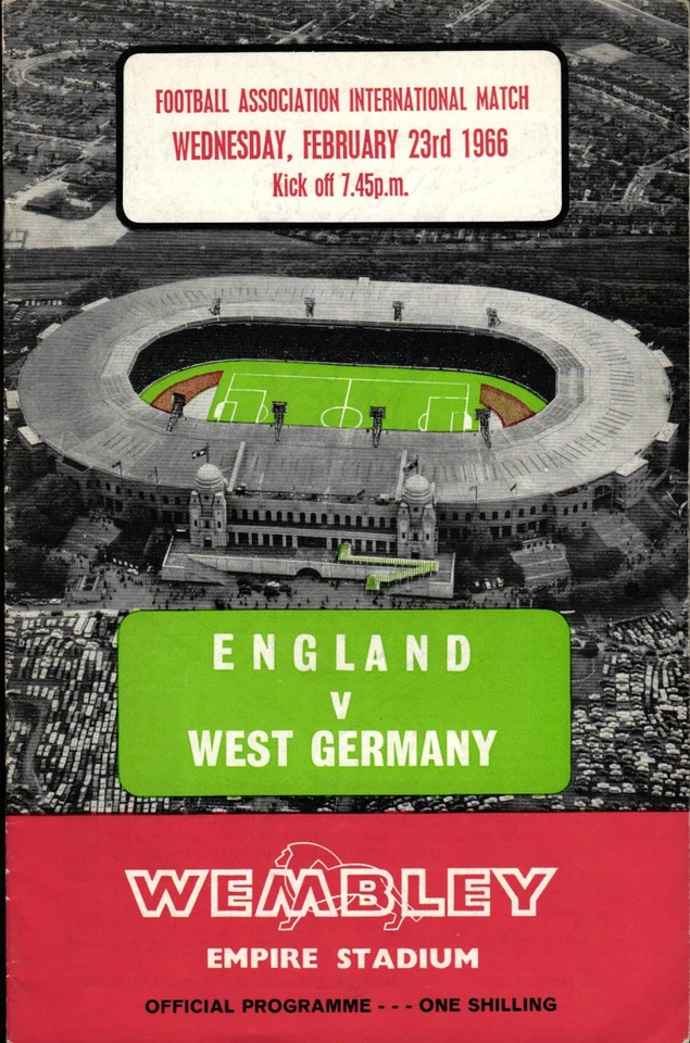Länderspiel 23.02.1966 England - Deutschland - Bild 1 von 1