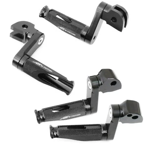 BLACK MFP Front Rear 40mm Lowering Foot Pegs For ZRX 1200 S R 02-05 06 07 08 09 - Picture 1 of 5