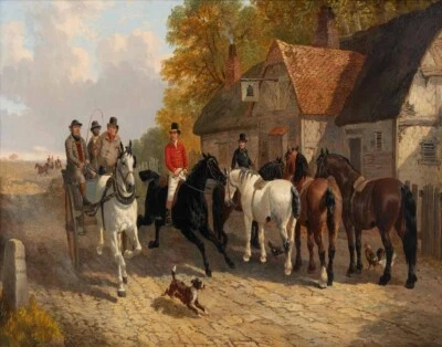 Impresión en lienzo John Frederick Herring Jr Going To Barnet Fair 16 x 20 Foto 1 de 4