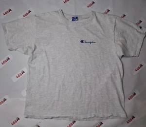 Vintage Champion Shirt Men’s Large Gray Spellout B19 - Picture 1 of 12