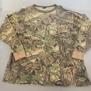 Spartan Realtree Hunting T-Shirt Men's 2XL Long Sleeve Camouflage Made in USA - Picture 1 of 8