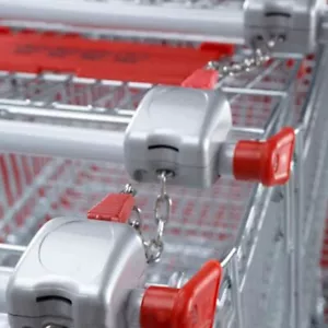 Carrello della spesa supermercato blocco monete j - Foto 1 di 10