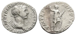 Roman Empire Emperor Trajan 98-117 AD Denarius Rome 299/36 - Picture 1 of 1